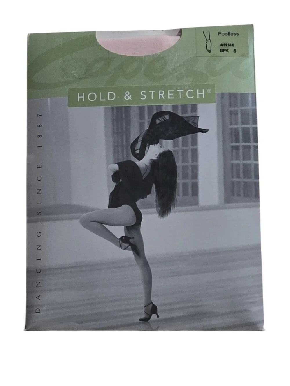 Capezio Footless Semi-Opaque Tights in Ballet Pink